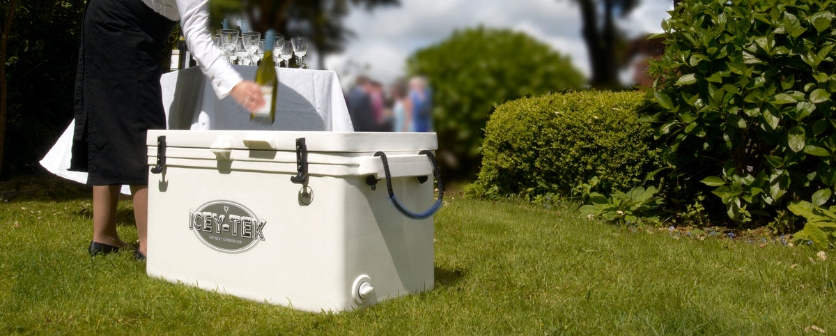 Icey-Tek 90 Litre BBQ Cool Box  Camping. Fishing. Catering. BBQs