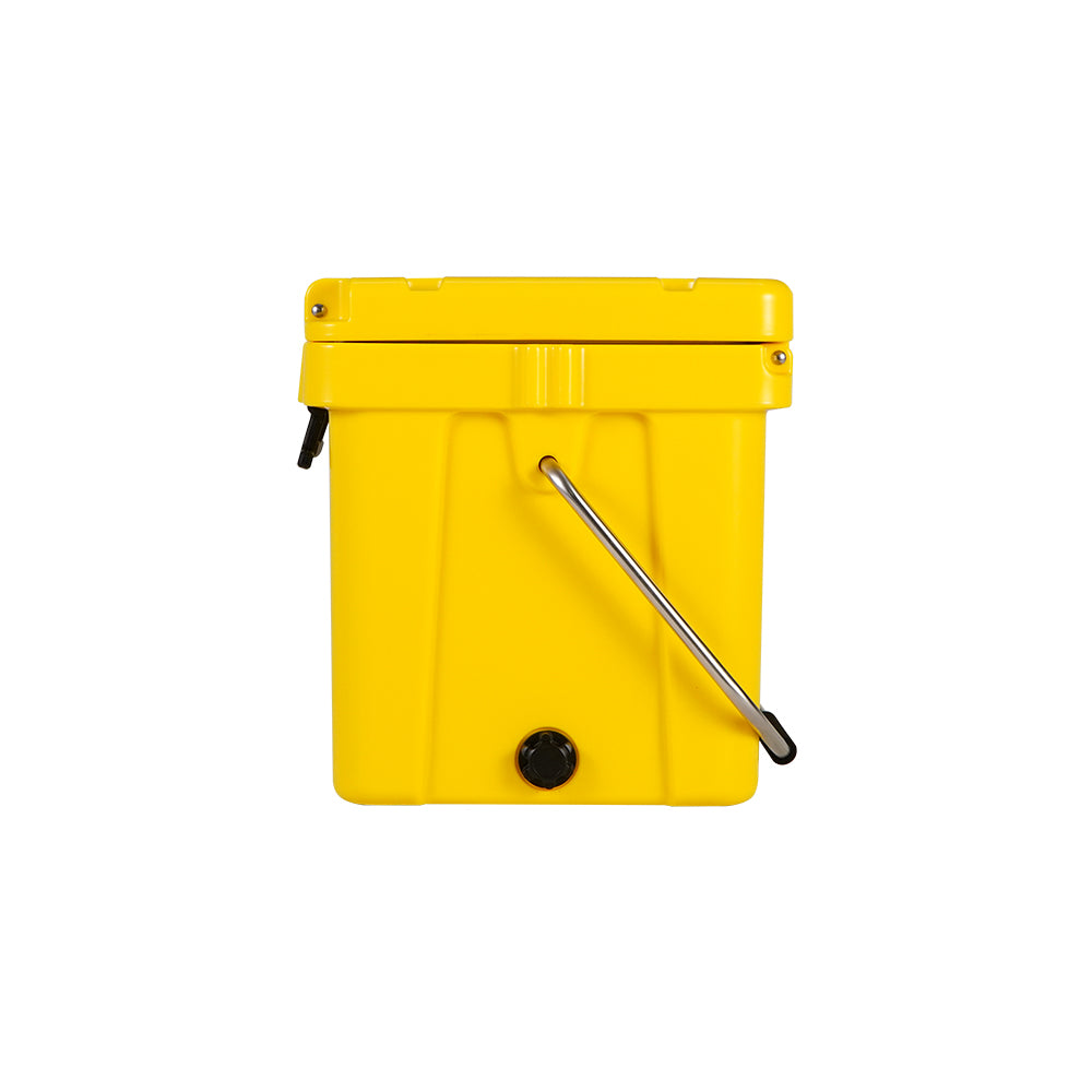 Icey-Tek 18 Litre Cube Cool Box With Handle - Sunshine Yellow