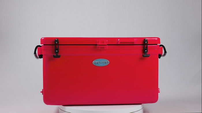 Icey-Tek 70 Litre Long Cool Box In Candy Red
