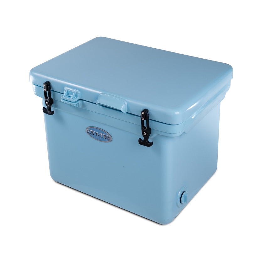 Icey-Tek 55 Litre Cube Cool Box In Baby Blue