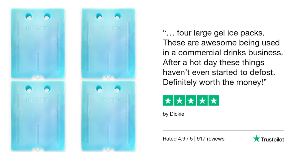 Icey-Tek Large Gel Packs - Customer review