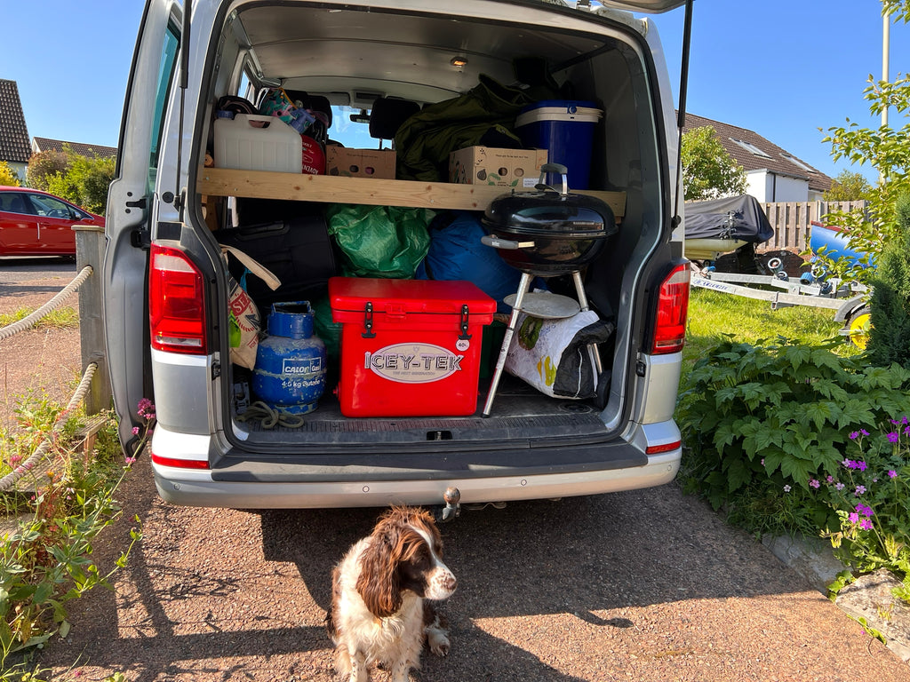 All packed up and ready to go 🏕️