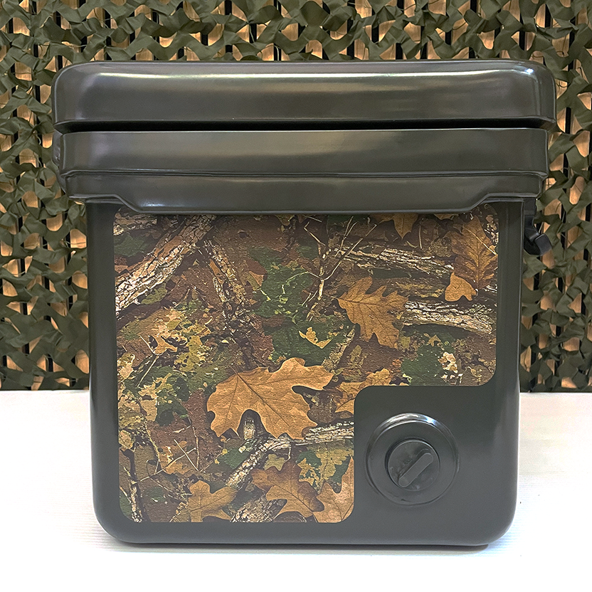 Icey-Tek 25 Litre Cube Cool Box In Woodland Camo