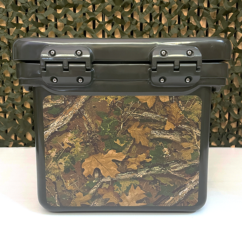 Icey-Tek 25 Litre Cube Cool Box In Woodland Camo