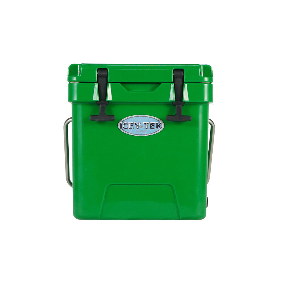 Icey-Tek 18 Litre Cube Cool Box With Handle - Forest Green