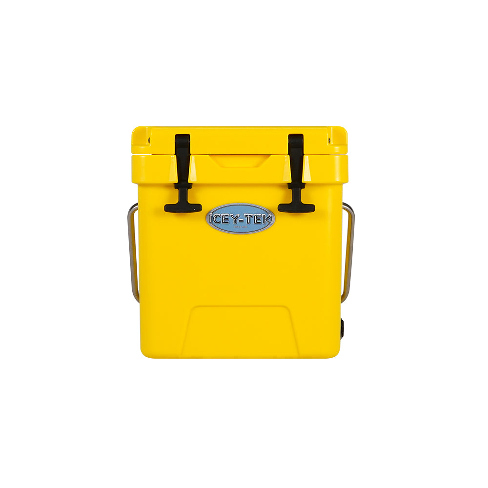 Icey-Tek 18 Litre Cube Cool Box With Handle - Sunshine Yellow