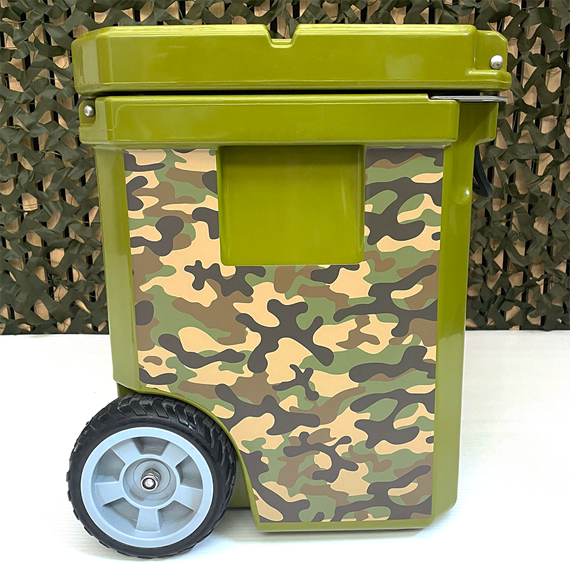Icey-Tek 35 Litre Cool Box With Wheels - Woodland Camo