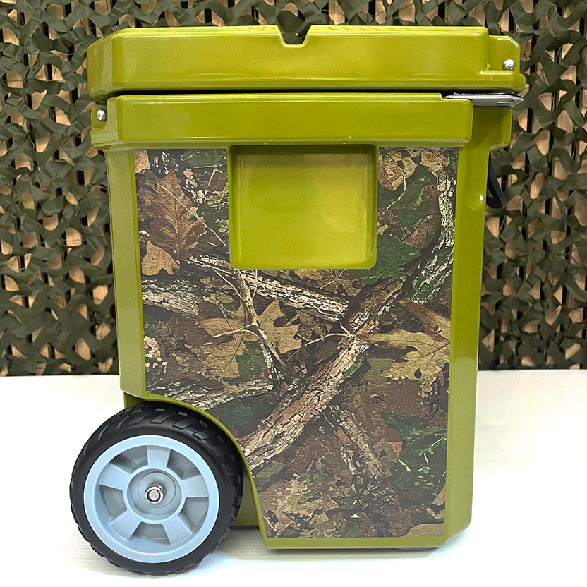 Icey-Tek 35 Litre Cool Box With Wheels - Woodland Camo