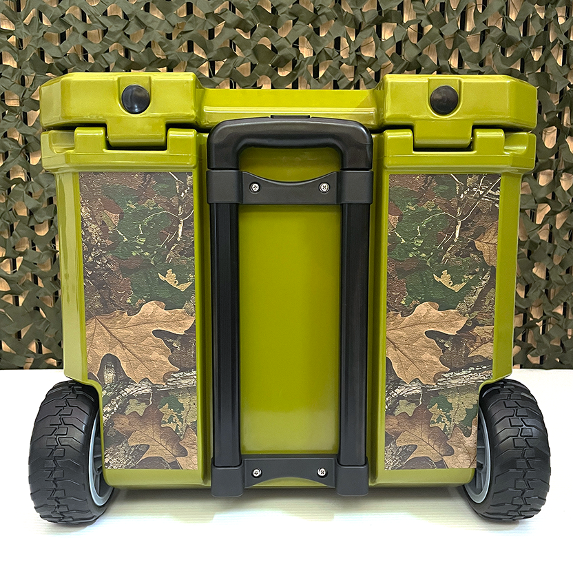 Icey-Tek 35 Litre Cool Box With Wheels - Woodland Camo