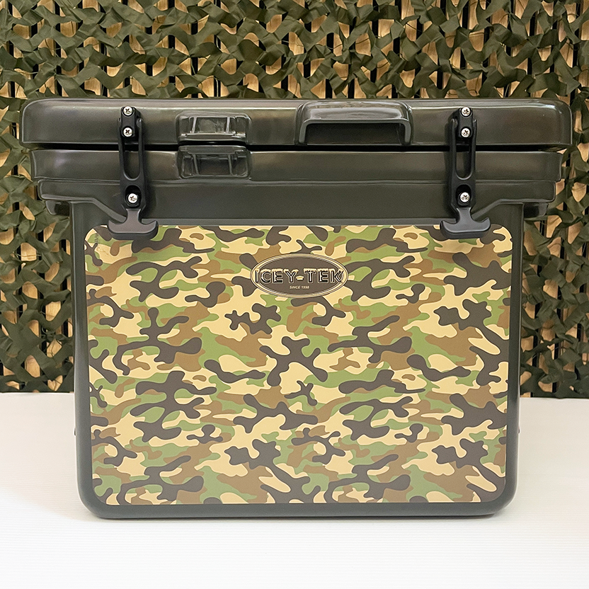 Icey-Tek 40 Litre Cube Cool Box In Classic Camo