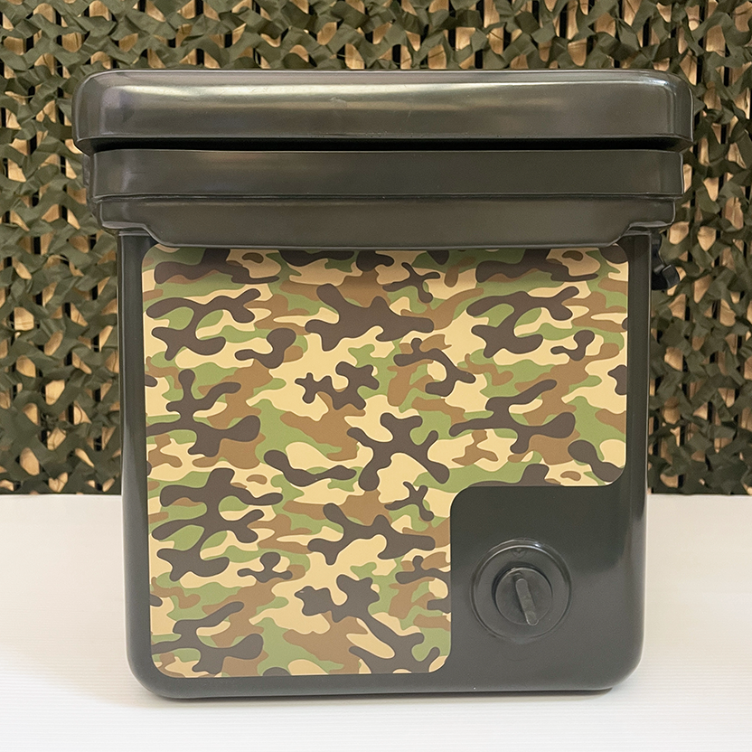 Icey-Tek 40 Litre Cube Cool Box In Classic Camo