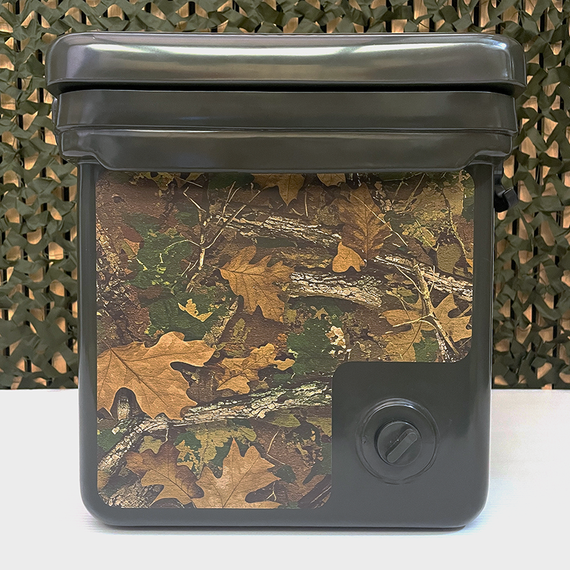 Icey-Tek 40 Litre Cube Cool Box In Woodland Camo