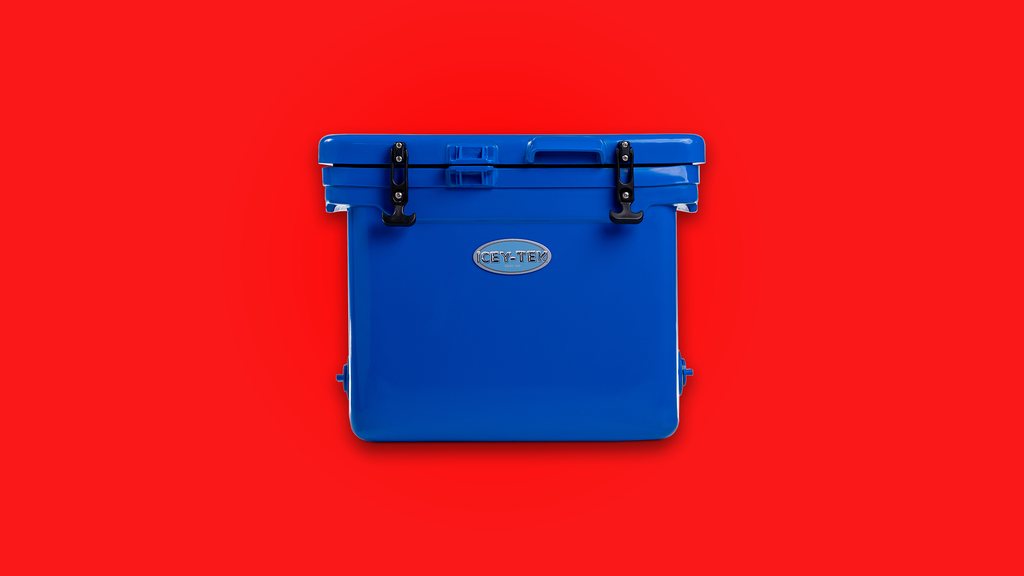 Icey-Tek 40 Litre Cube Cool Box - Ocean Blue