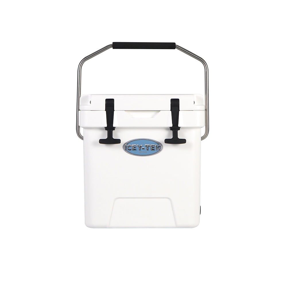 Icey-Tek 18 Litre Cube Cool Box With Handle - Ice White