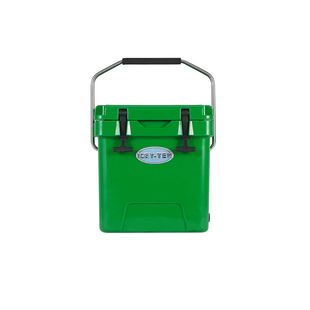 Icey-Tek 18 Litre Cube Cool Box With Handle - Forest Green