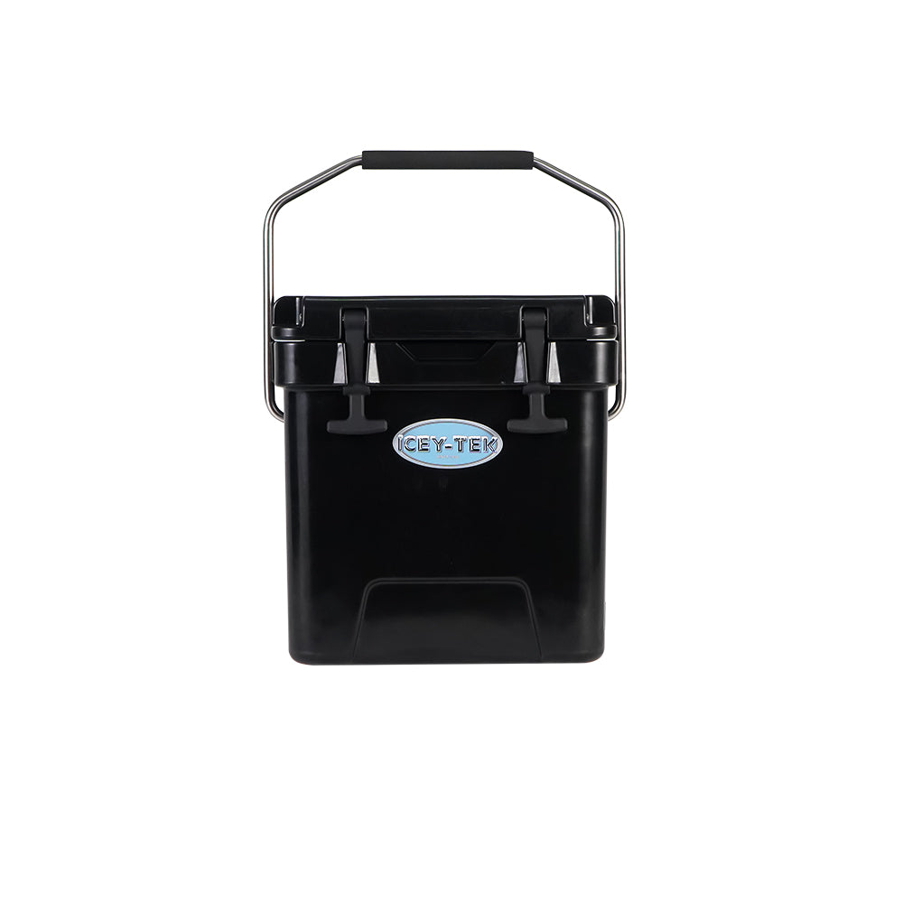 Icey-Tek 18 Litre Cube Cool Box With Handle - Jet Black