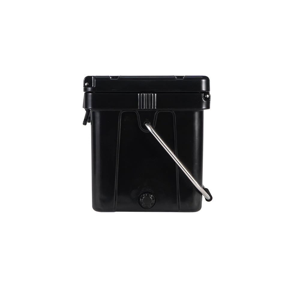 Icey-Tek 18 Litre Cube Cool Box With Handle - Jet Black