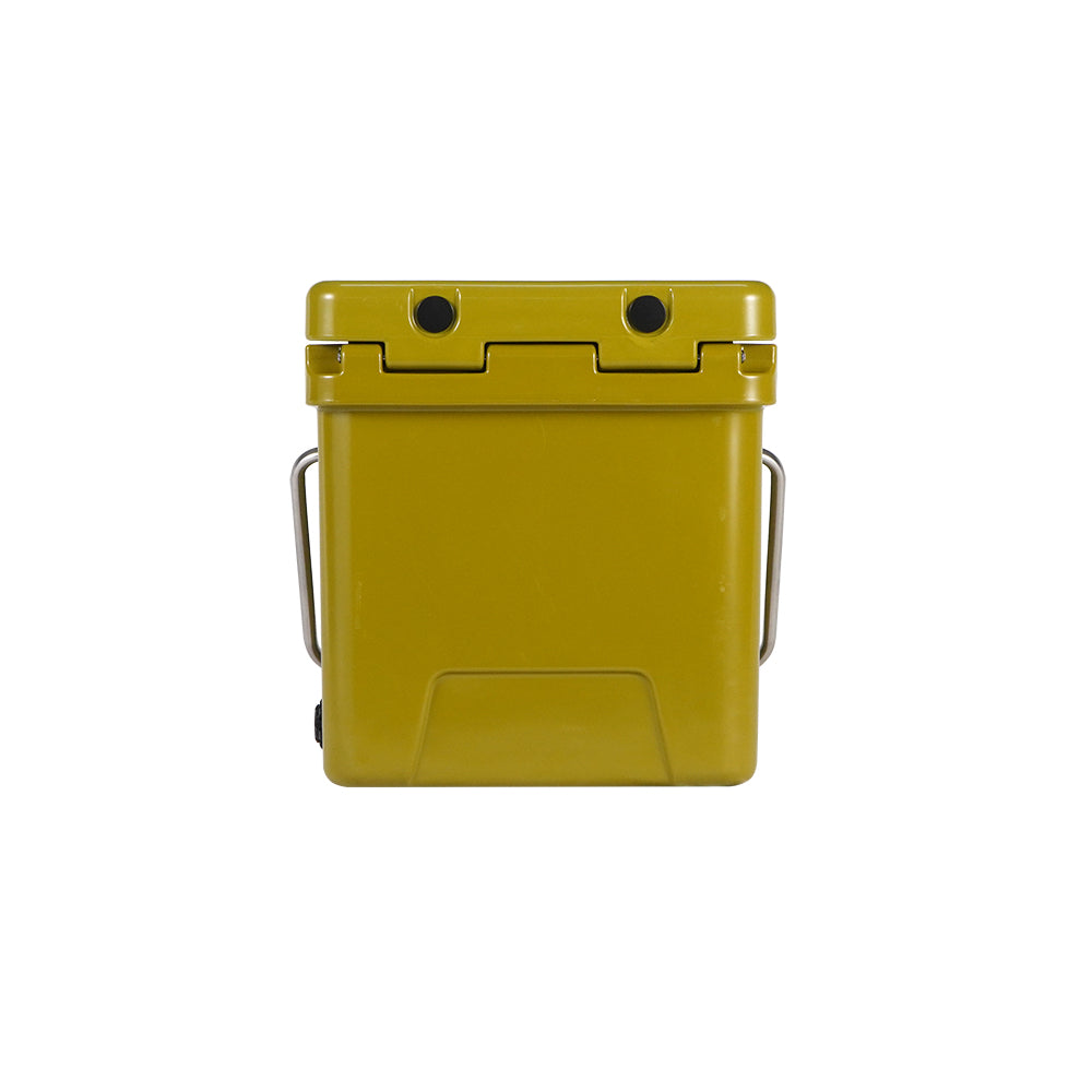 Icey-Tek 18 Litre Cube Cool Box With Handle - Army Green