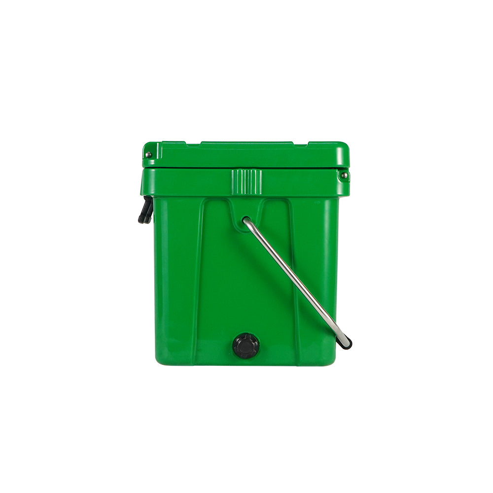 Icey-Tek 18 Litre Cube Cool Box With Handle - Forest Green