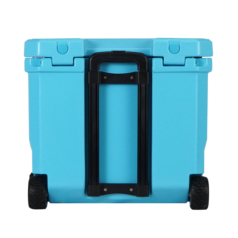 Icey-Tek 35 Litre Cool Box With Wheels - Baby Blue