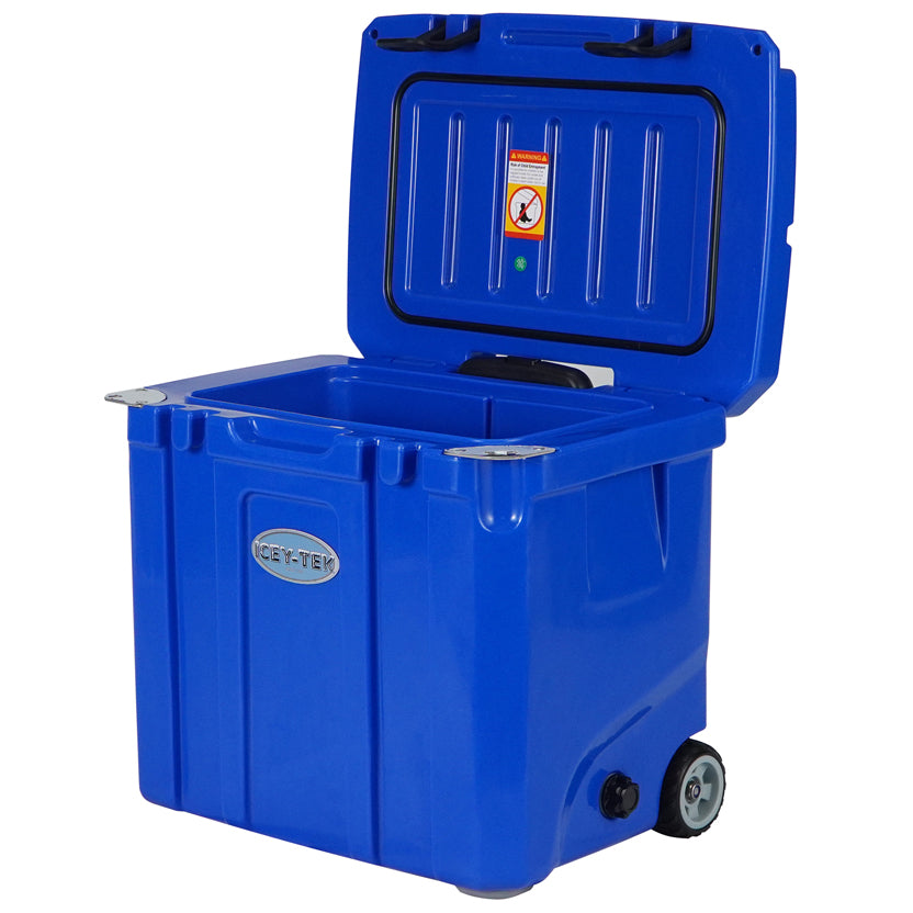 Icey-Tek 35 Litre Cool Box With Wheels - Ocean Blue