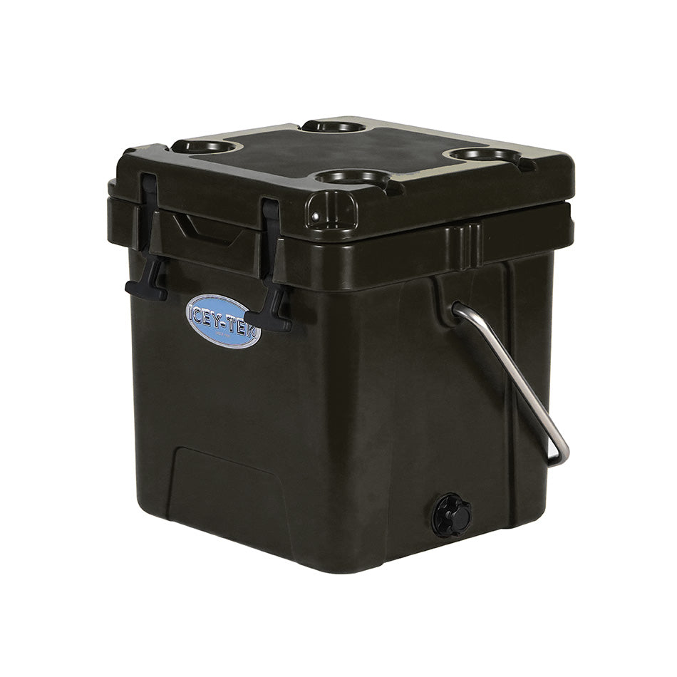 Icey-Tek 18 Litre Cube Cool Box w Handle | Camping. Picnic. Day