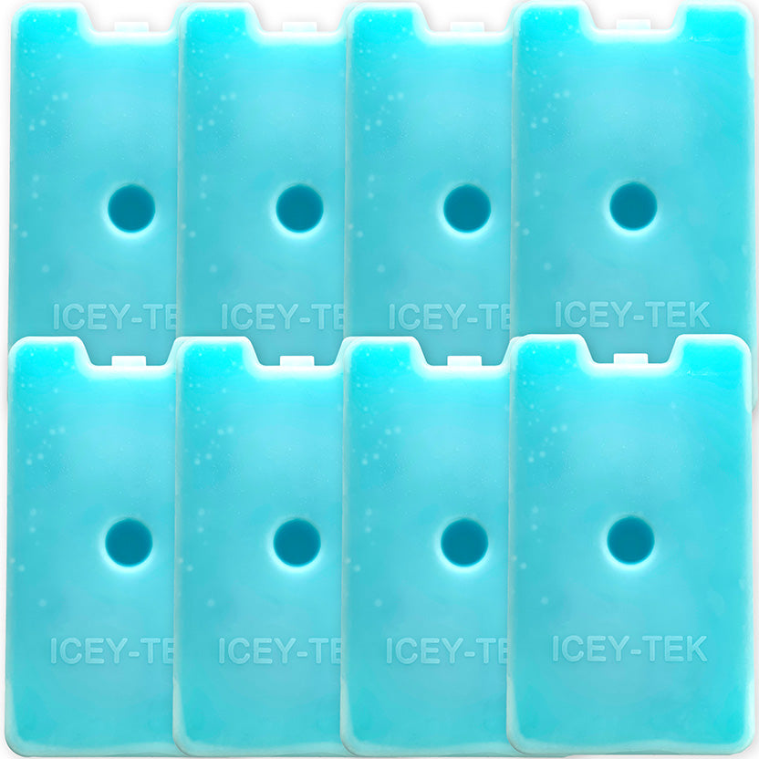 Pack Of Eight Icey-Tek Small Gel Ice Packs From Cool Boxes UK
