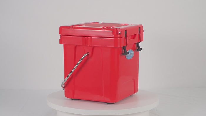 Icey-Tek 18 Litre Cool Box With Handle - Candy Red