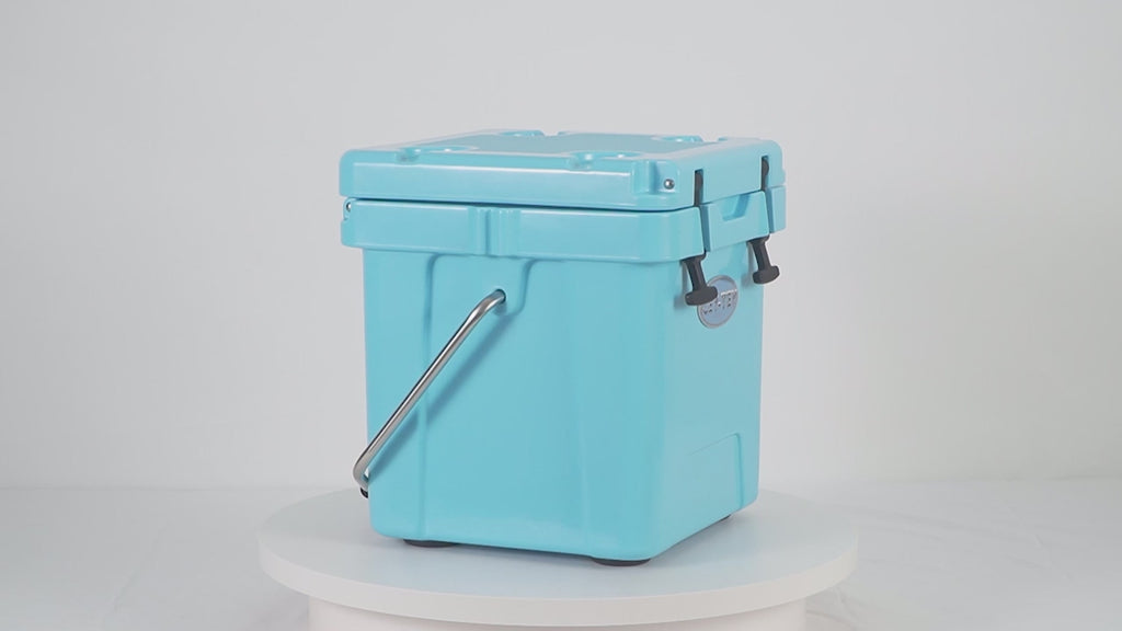 Icey-Tek 18 Litre Cool Box With Handle - Baby Blue