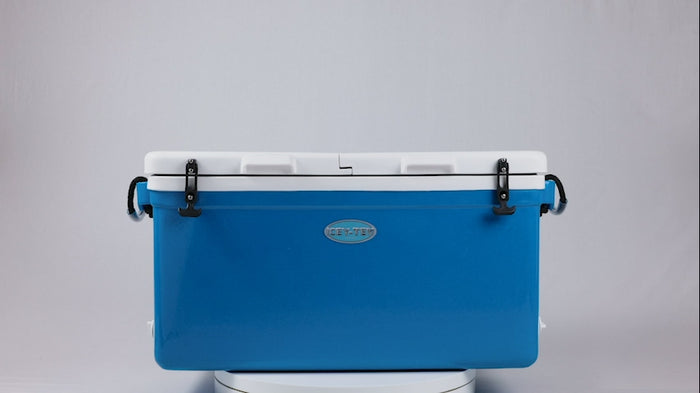 Products Icey-Tek 90 Litre Dual Lid Long Cool Box