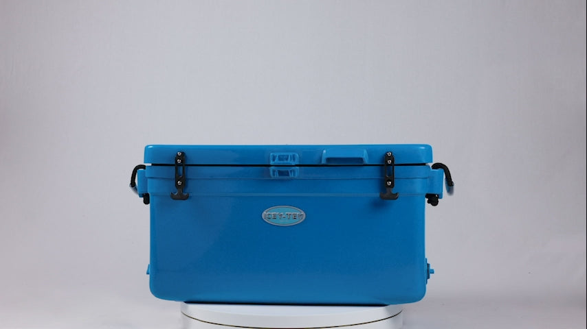 Icey-Tek 56 Litre Long Cool Box In Ocean Blue