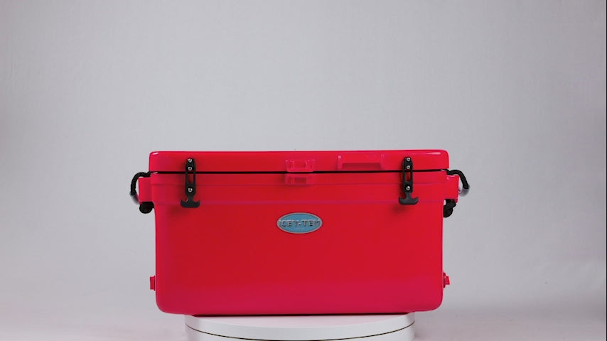 Icey-Tek 56 Litre Long Cool Box In Candy Red