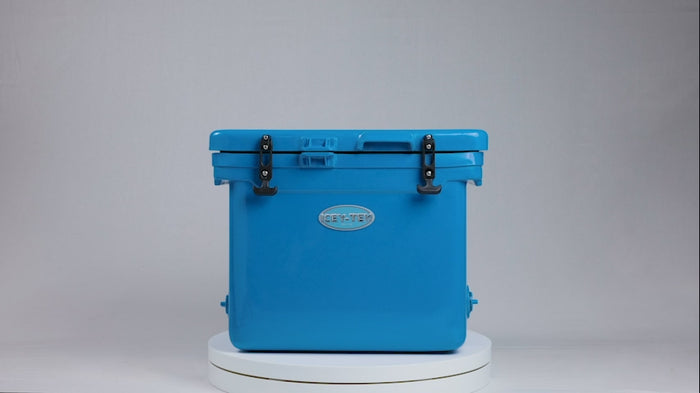 Icey-Tek 40 Litre Cube Cool Box In Ocean Blue