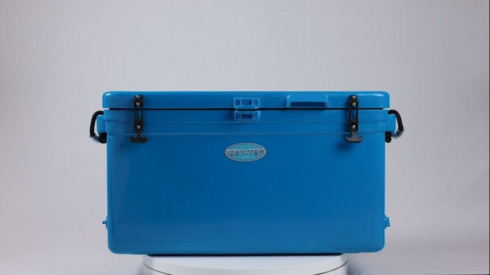 Icey-Tek 70 Litre Long Cool Box In Ocean Blue