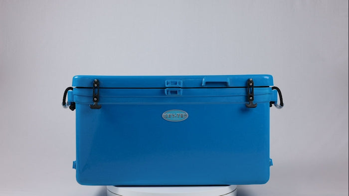 Icey-Tek 90 Litre Long Cool Box In Ocean Blue