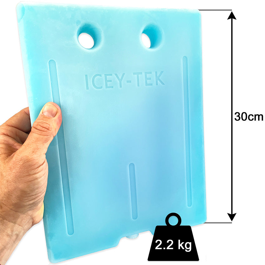 Icey-Tek Large Gel Ice Pack From Cool Boxes UK Size Diagram