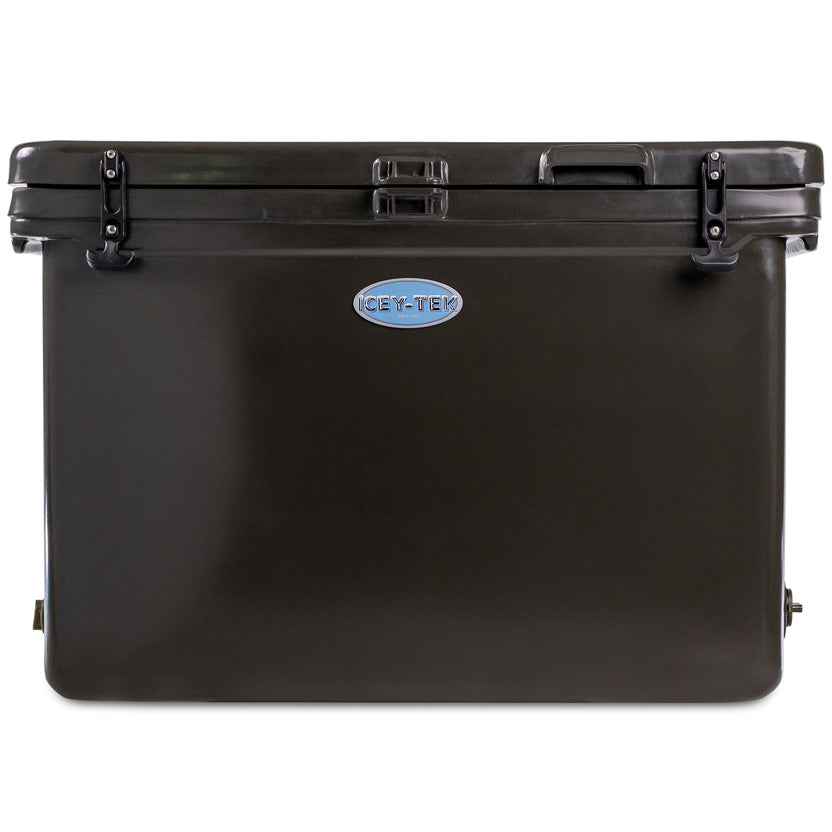 Icey-Tek 105 Litre Cube Cool Box In Dark Khaki