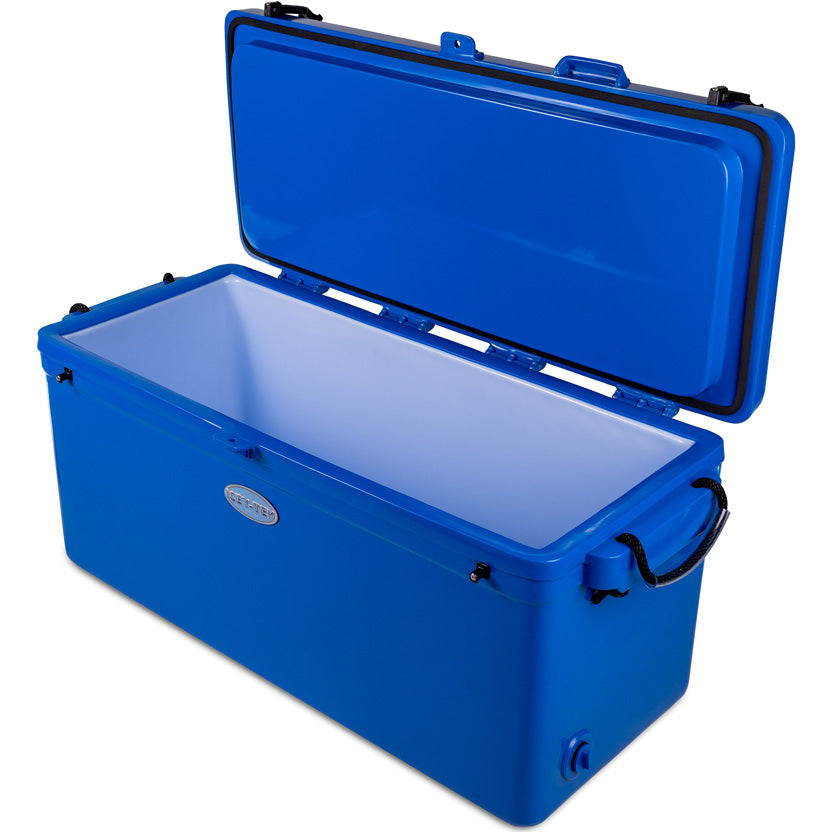 Icey-Tek 115 Litre Long Cool Box In Ocean Blue
