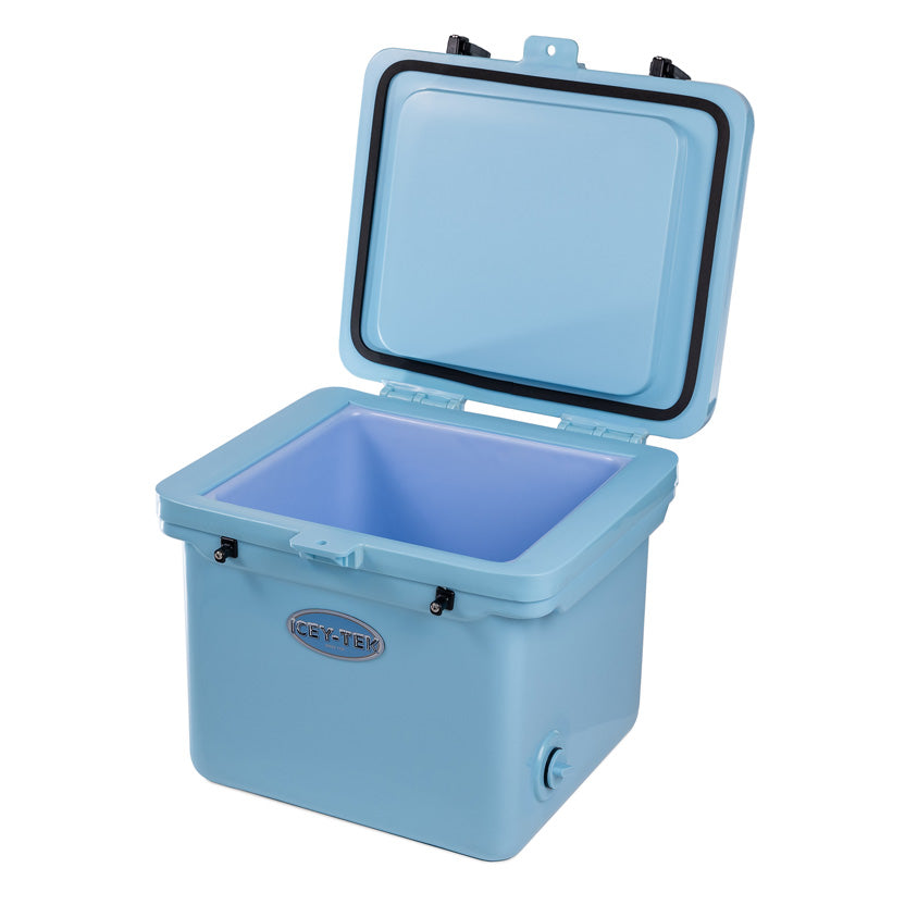 Icey-Tek 25 Litre Cube Cool Box In Baby Blue