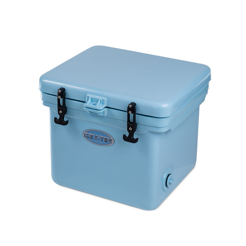 Icey-Tek 25 Litre Cube Cool Box In Baby Blue