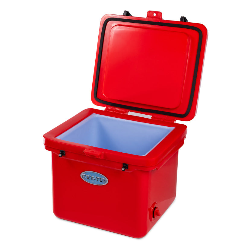 Icey-Tek 25 Litre Cube Cool Box In Candy Red