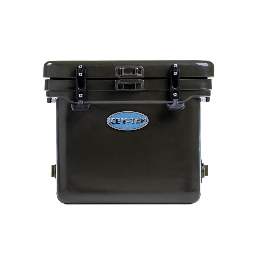 Icey-Tek 25 Litre Cube Cool Box In Dark Khaki