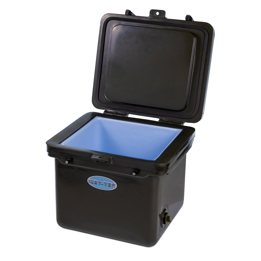 Icey-Tek 25 Litre Cube Cool Box In Dark Khaki