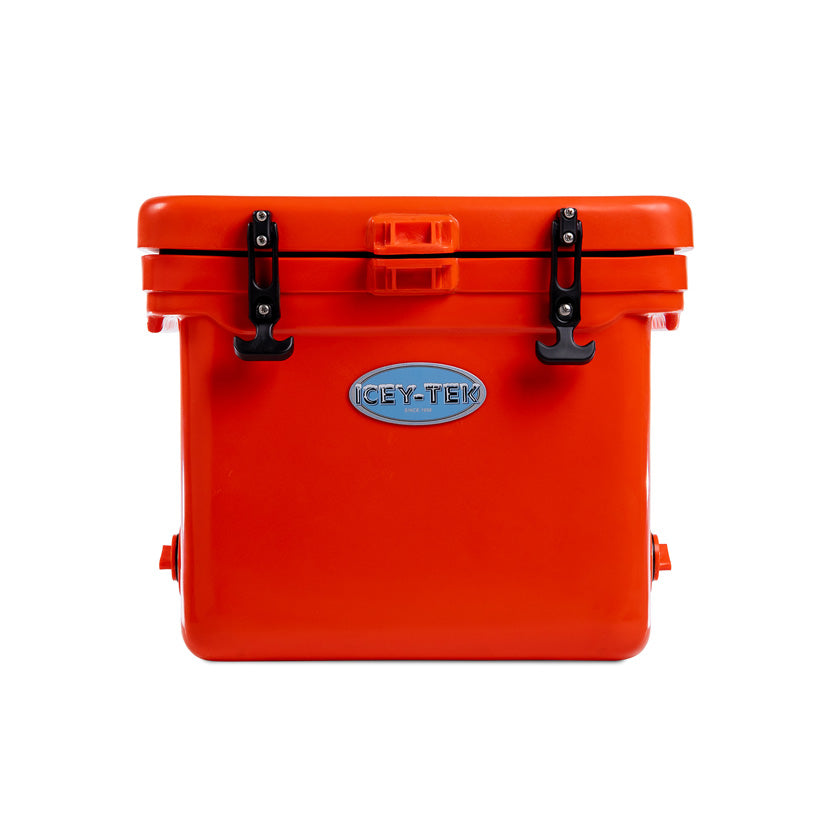 Icey-Tek 25 Litre Cube Cool Box In Flame Orange