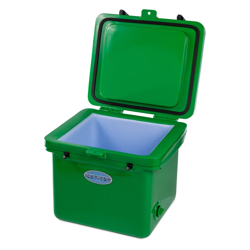 Icey-Tek 25 Litre Cube Cool Box In Forest Green