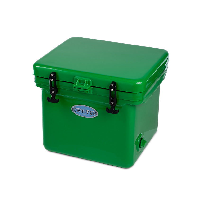 Icey-Tek 25 Litre Cube Cool Box In Forest Green