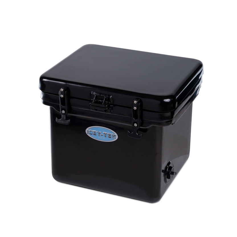 Icey-Tek 25 Litre Cube Cool Box In Jet Black