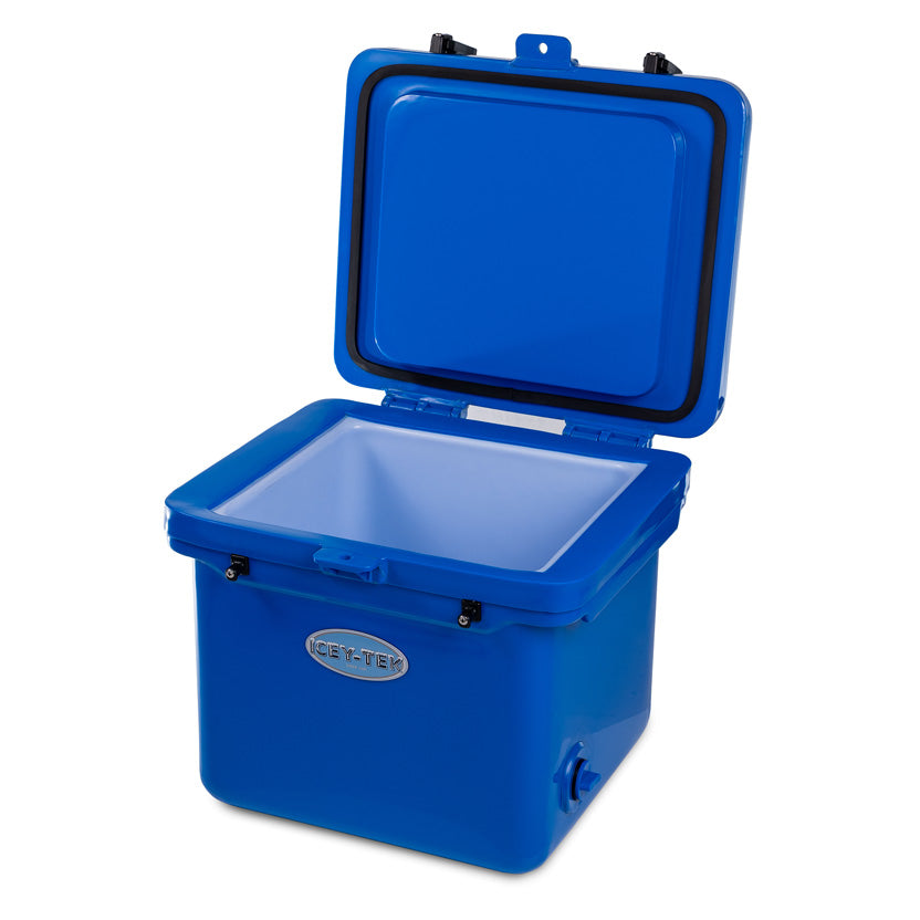 Icey-Tek 25 Litre Cube Cool Box In Ocean Blue