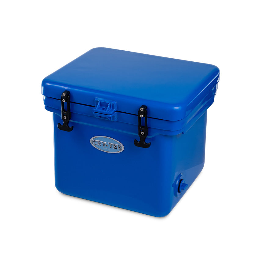 Icey-Tek 25 Litre Cube Cool Box In Ocean Blue