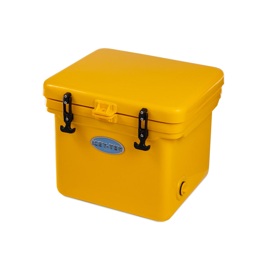 Icey-Tek 25 Litre Cube Cool Box In Sunshine Yellow